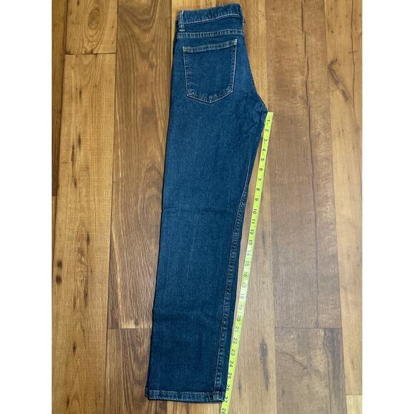 Vintage Wrangler Classic Straight Dark Wash Denim Jeans Size 14 Regular - Picture 4 of 7